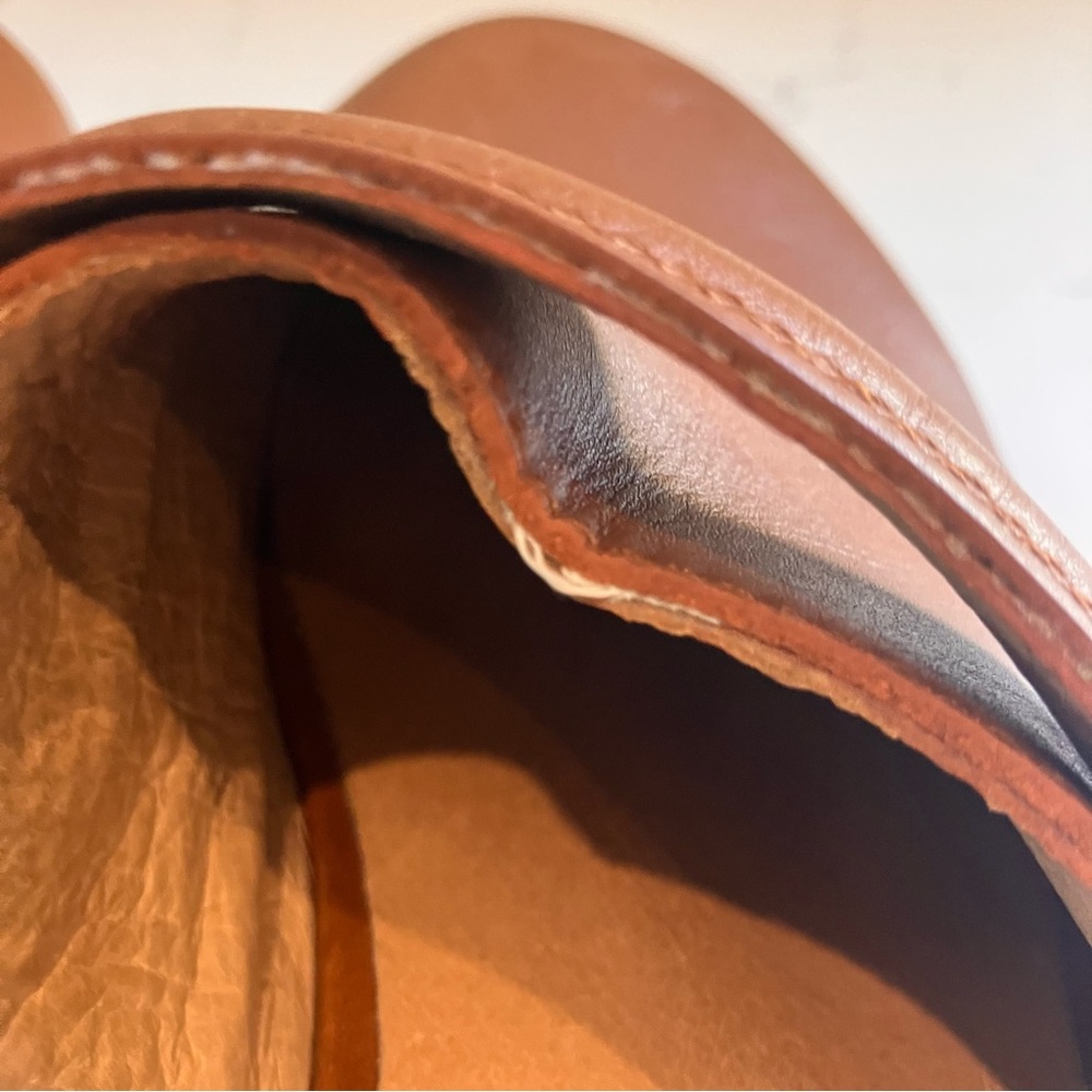 Madewell The Cecily Clog Leather Clogs Sz 6.5 Wood Bottom Studs Boho Comfort - Picture 10 of 13